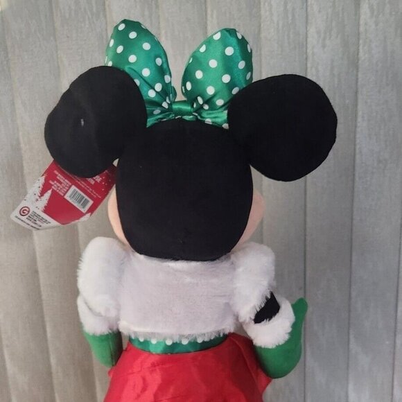 Gemmy Minnie Mouse Holiday Greeter Christmas 22" Tall Plush Standing - Picture 8 of 14